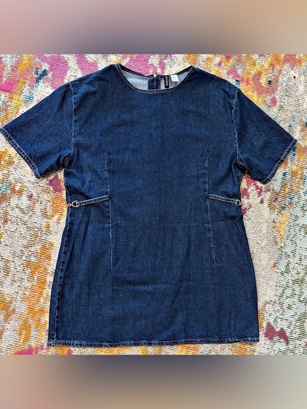 Divide H&M Denim Mini Dress Size XL Like New